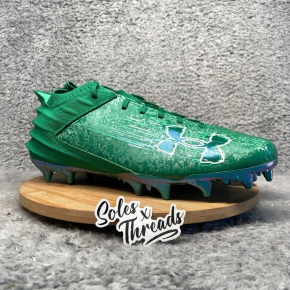 Under Armour Blur 2 MC Suede Football Size 12 Men Classic Green 3027978-300 NBY main image 7